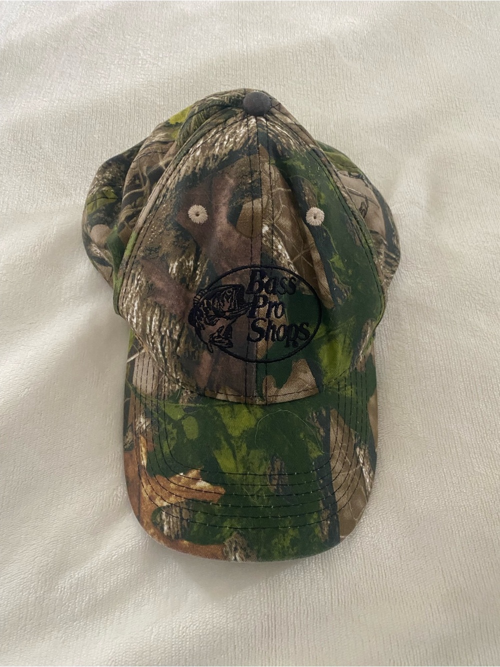 Bass Pro Shops Brown Camo 'Gone Hunting' Patch Hat